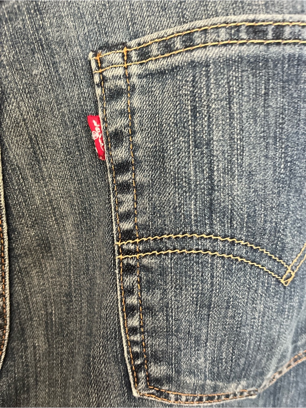 Levi's Men's Dark Blue Bootcut Jeans Vintage 527 - Picture 4 of 8